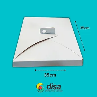 Caja BLANCA GRANDE 33x33x4 cm