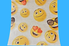 PAPEL PERLESCENTE  P/ALFAJOR EMOJI 14x14 x 100 UN.