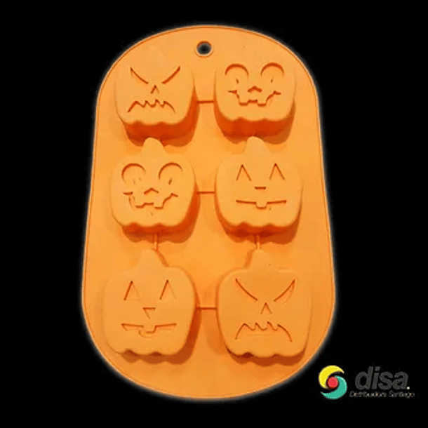 MOLDES SILICONA CALABAZA PEQUEÑAS
