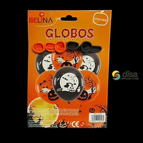 GLOBOS 12 un HALLOWEEN