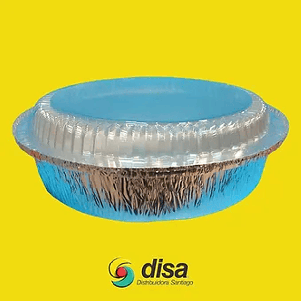 ENVASE ALUMINIO 45oz ( 23cm x 4.9cm) C/TAPA  2