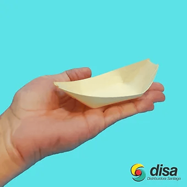 FUENTE APERITIVO MADERA 10cm. 50un. 2