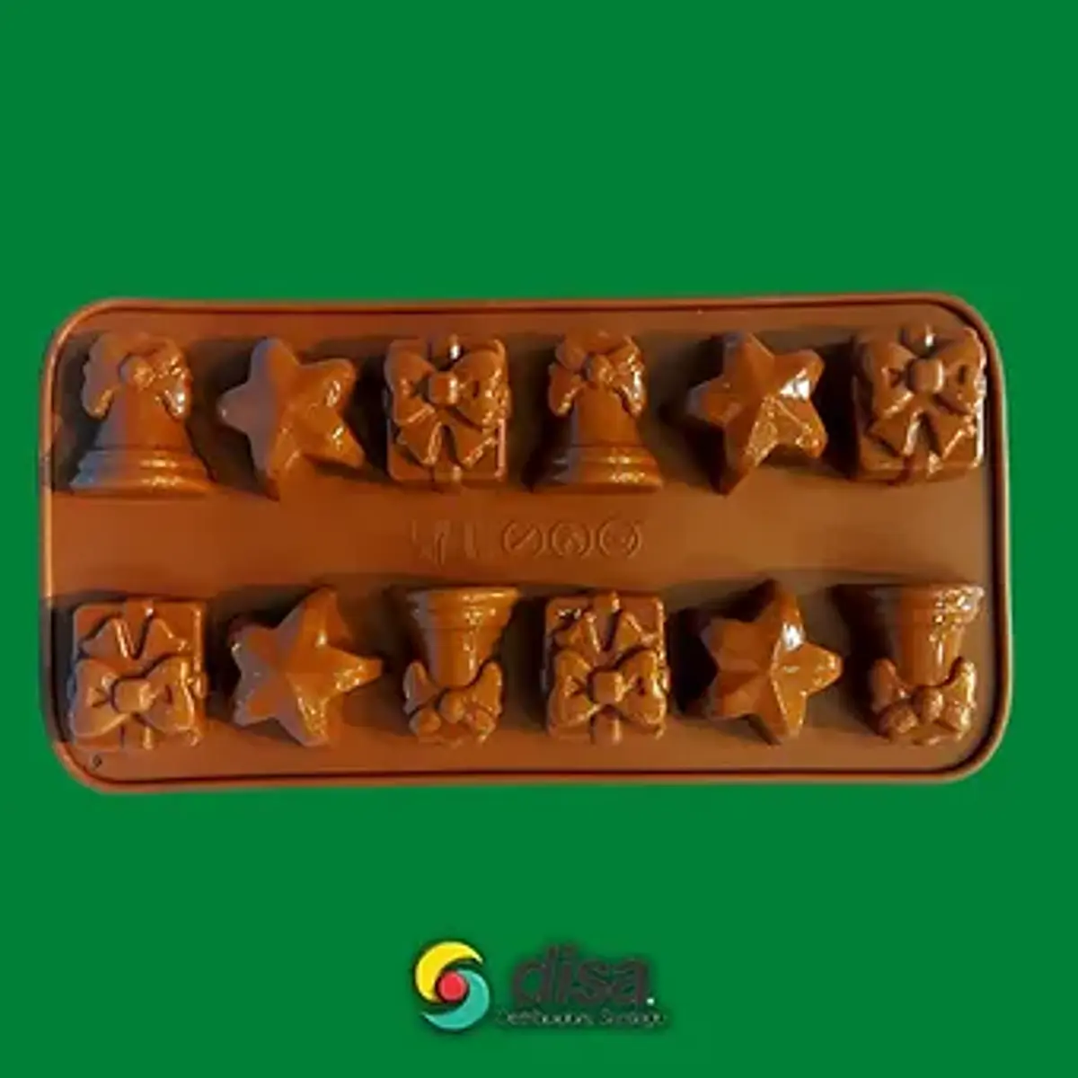 MOLDE BOMBON SARDINAS 22.5X10.5CM 6 UNIDADES DE IBILI 860315