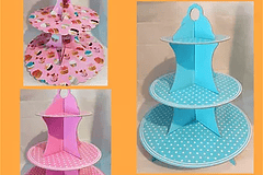 EXHIBIDOR DE CUPCAKE CARTON DISEÑOS