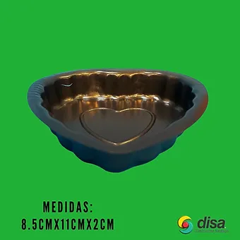 MOLDE CORAZON INDIVIDUAL (8.5x11x2)