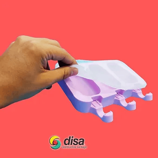 MOLDE SILICONA HELADOS 3 UNIDADES 2