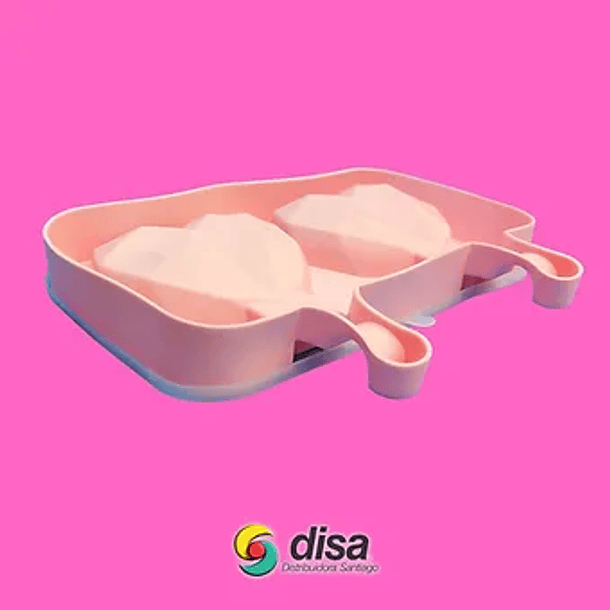 MOLDE SILICONA HELADOS 2 UNIDADES 2