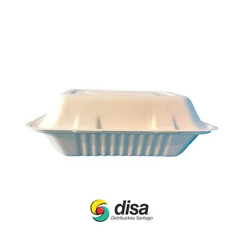 PORTA COMIDA SIN DIVISION COMPOSTABLE 900cc