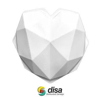 MOLDE CORAZON DIAMANTE CHOCOLATE