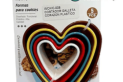 CORTADOR GALLETA CORAZON PLASTICO