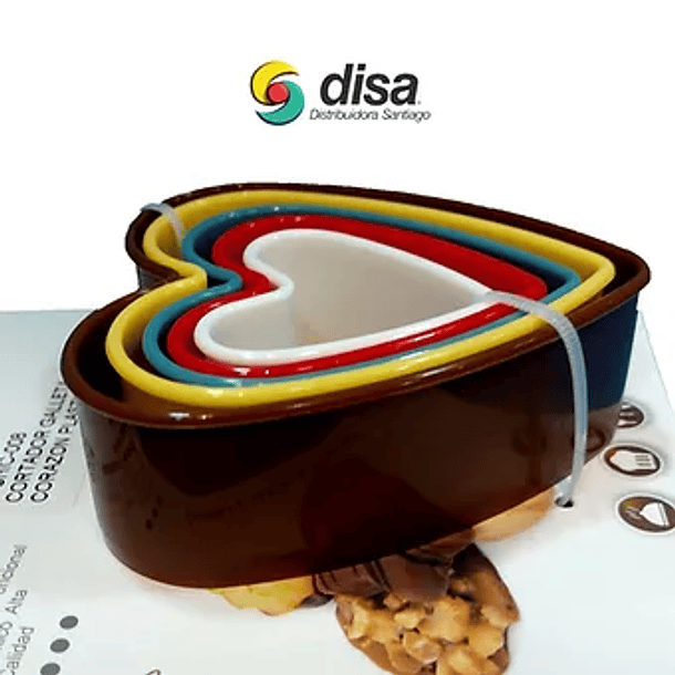 CORTADOR GALLETA CORAZON PLASTICO 2