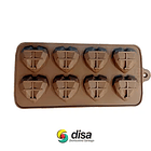 MOLDE BOMBON CORAZON DIAMANTE GRANDE 1