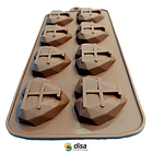 MOLDE BOMBON CORAZON DIAMANTE GRANDE 2