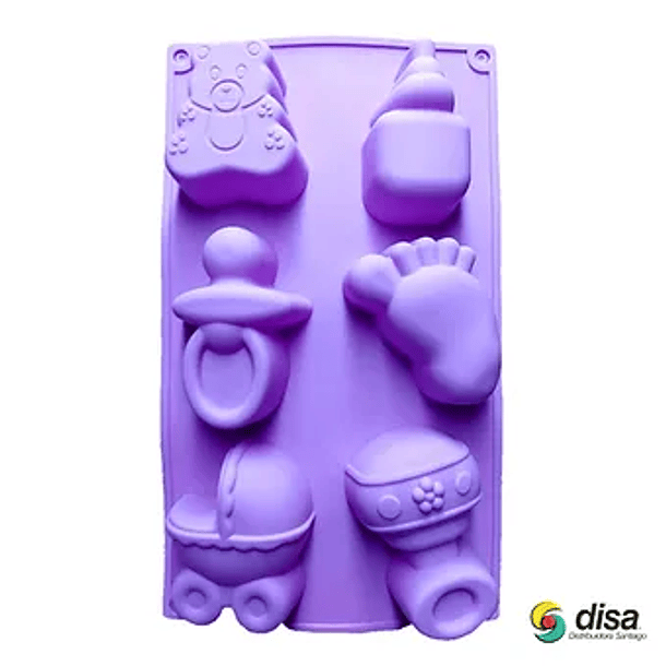 MOLDE SILICONA BABYSHOWER