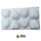 MOLDE SILICONA CORAZON 1