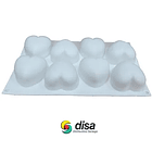 MOLDE SILICONA CORAZON 2