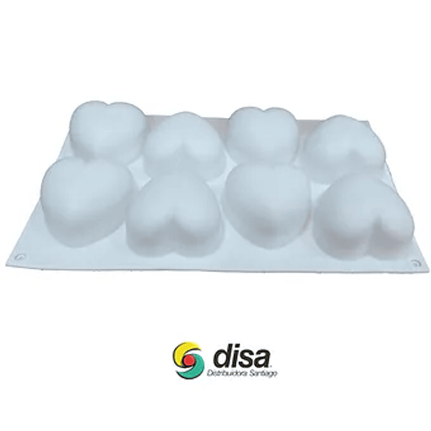 MOLDE SILICONA CORAZON 2