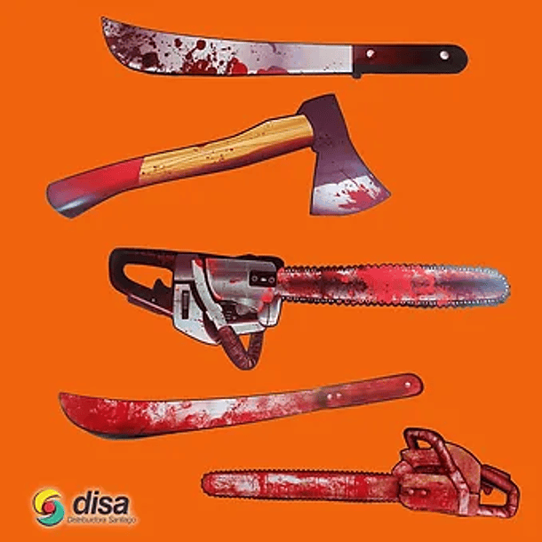 DECORACION HALLOWEEN HERRAMIENTAS 5PCS