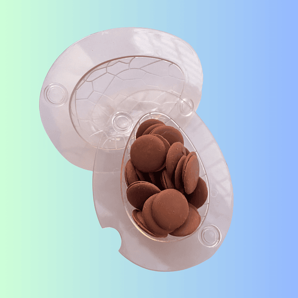 MOLDE ACRILICO HUEVO CON DISEÑO 11X7