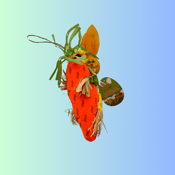 DECORACION CONEJO CON ZANAHORIA