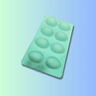 MOLDES SILICONA HUEVOS DE PASCUA LISO 1