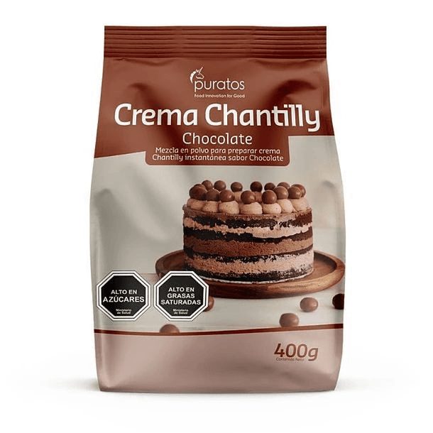 CREMA CHANTILLY CHOCOLATE PURATOS 400grs
