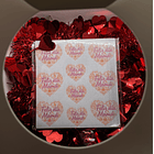 PAPEL PERLESCENTE  P/ALFAJOR DIA DE LA MADRE 14x14 (100 unidades) 1