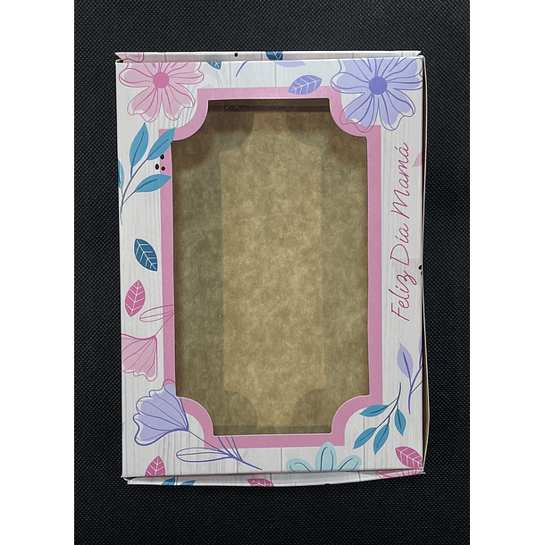 CAJA DIA DE LA MADRE PARA 6 UNIDADES ALFAJOR ( 19x14x3) 3