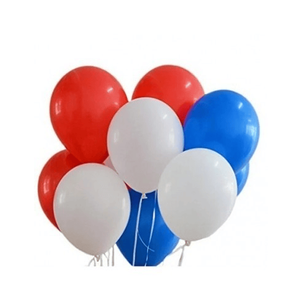 GLOBOS FIESTAS PATRIAS  (12 unidades)