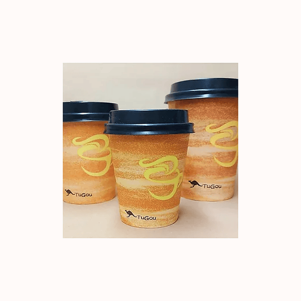 VASO POLIPAPEL CON TAPA 8oz paquete 50 unidades