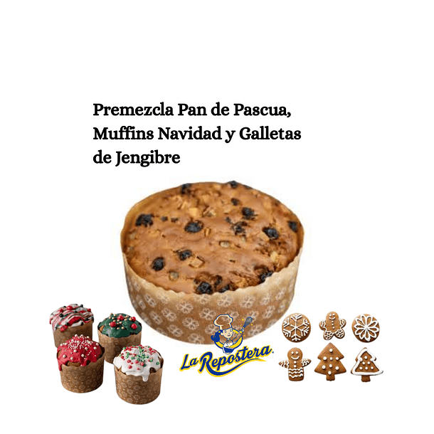 PREMEZCLA PAN DE  PASCUA- MUFFIN Y GALLETAS PURATOS 1 KILO