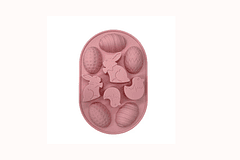 MOLDE SILICONA HUEVO - CONEJO - POLLITO