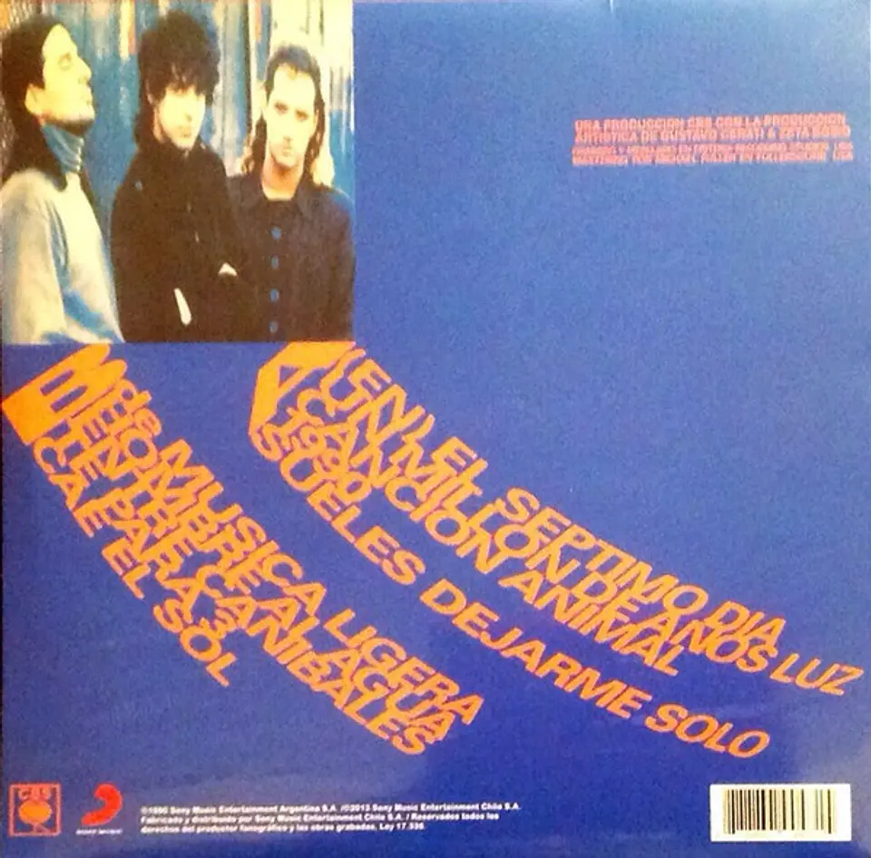 Canción Animal - Soda Stereo (Disco de Vinilo) 2