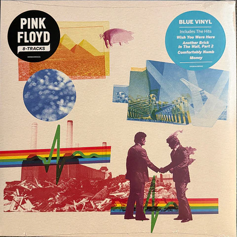 8-Tracks (Sea Blue Vinyl) - Pink Floyd (Disco de Vinilo)