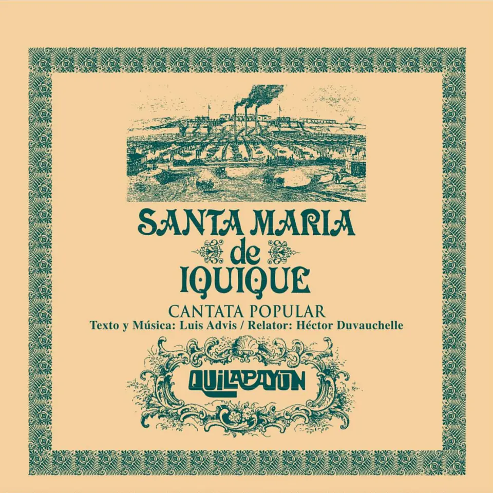 Santa María de Iquique (Cantata Popular) - Quilapayún (Disco de Vinilo) 1