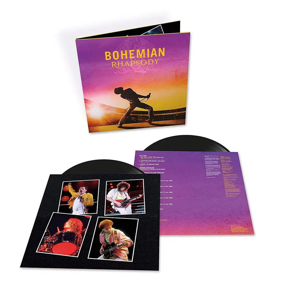 Vinilo Queen Bohemian Rhapsody Soundtrack 2LP 3