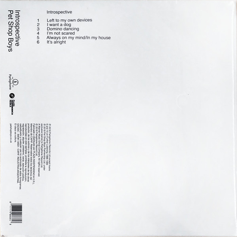 Pet Shop Boys - Introspective 2