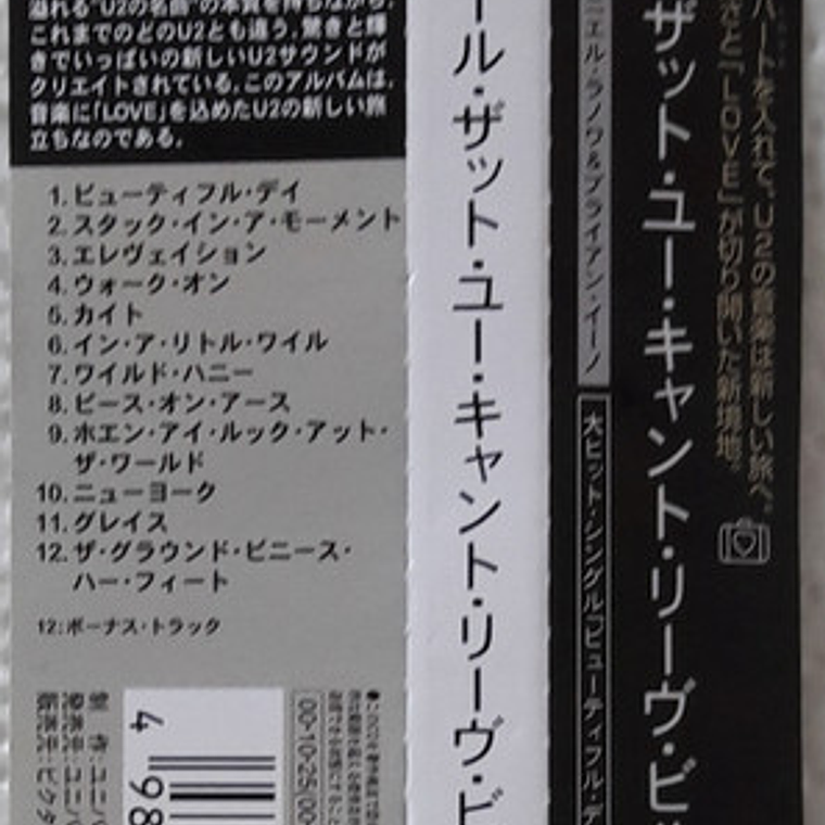 U2 - All That You Can't Leave Behind 5