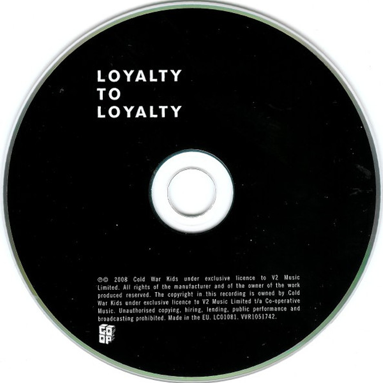 Cold War Kids - Loyalty To Loyalty 3