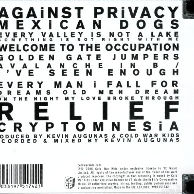 Cold War Kids - Loyalty To Loyalty 2