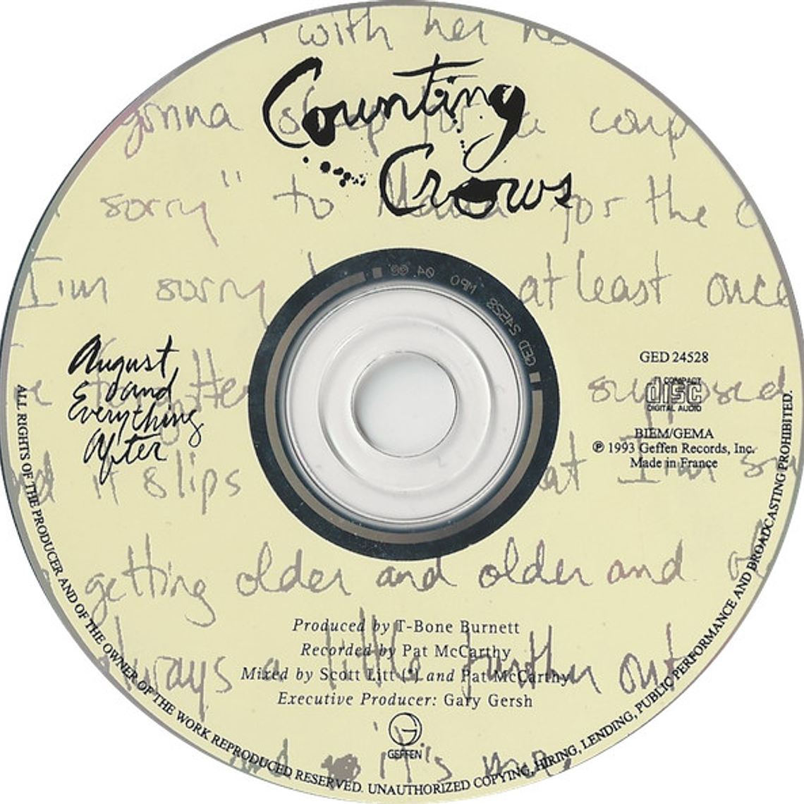 Counting Crows - August And Everything After 3