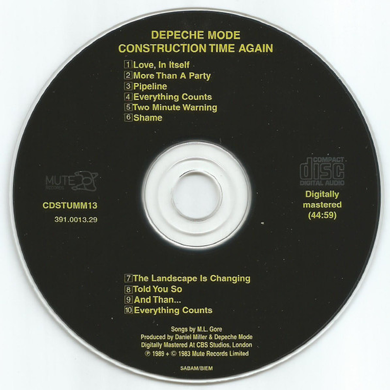 Depeche Mode - Construction Time Again 3