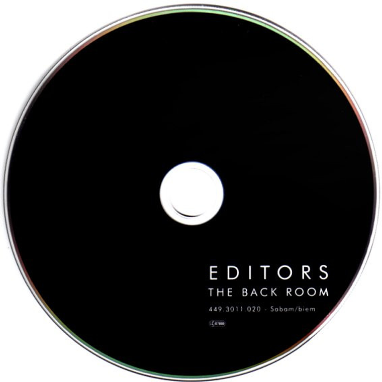 Editors - The Back Room 3