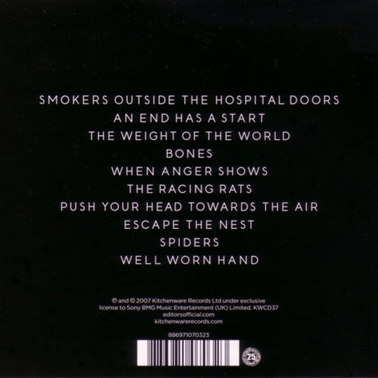 Editors - An End Has A Start 2