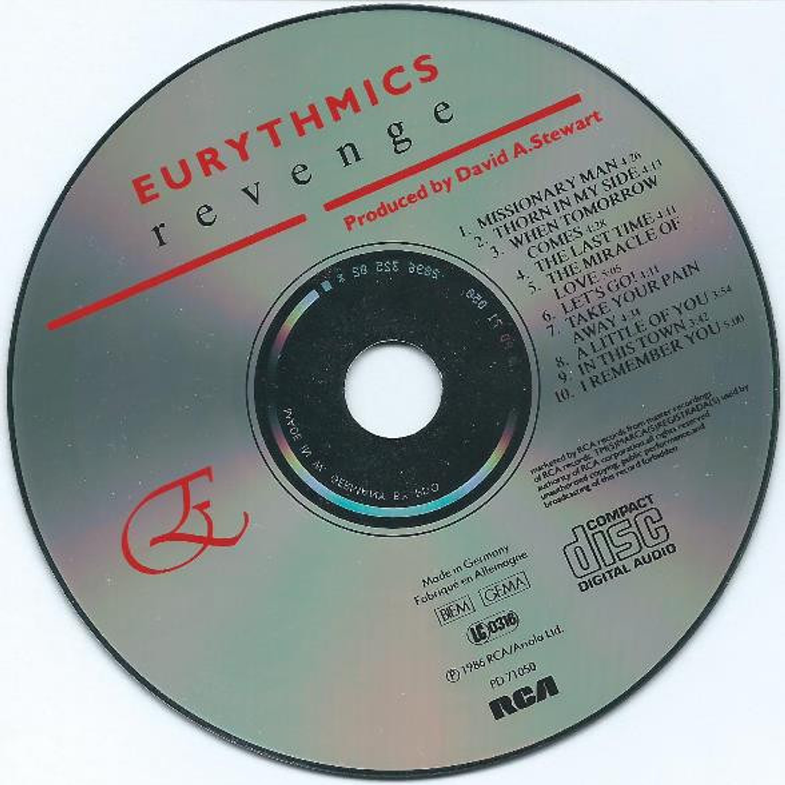 Eurythmics - Revenge 3