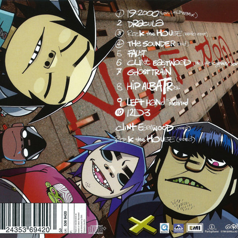 Gorillaz - G Sides 2