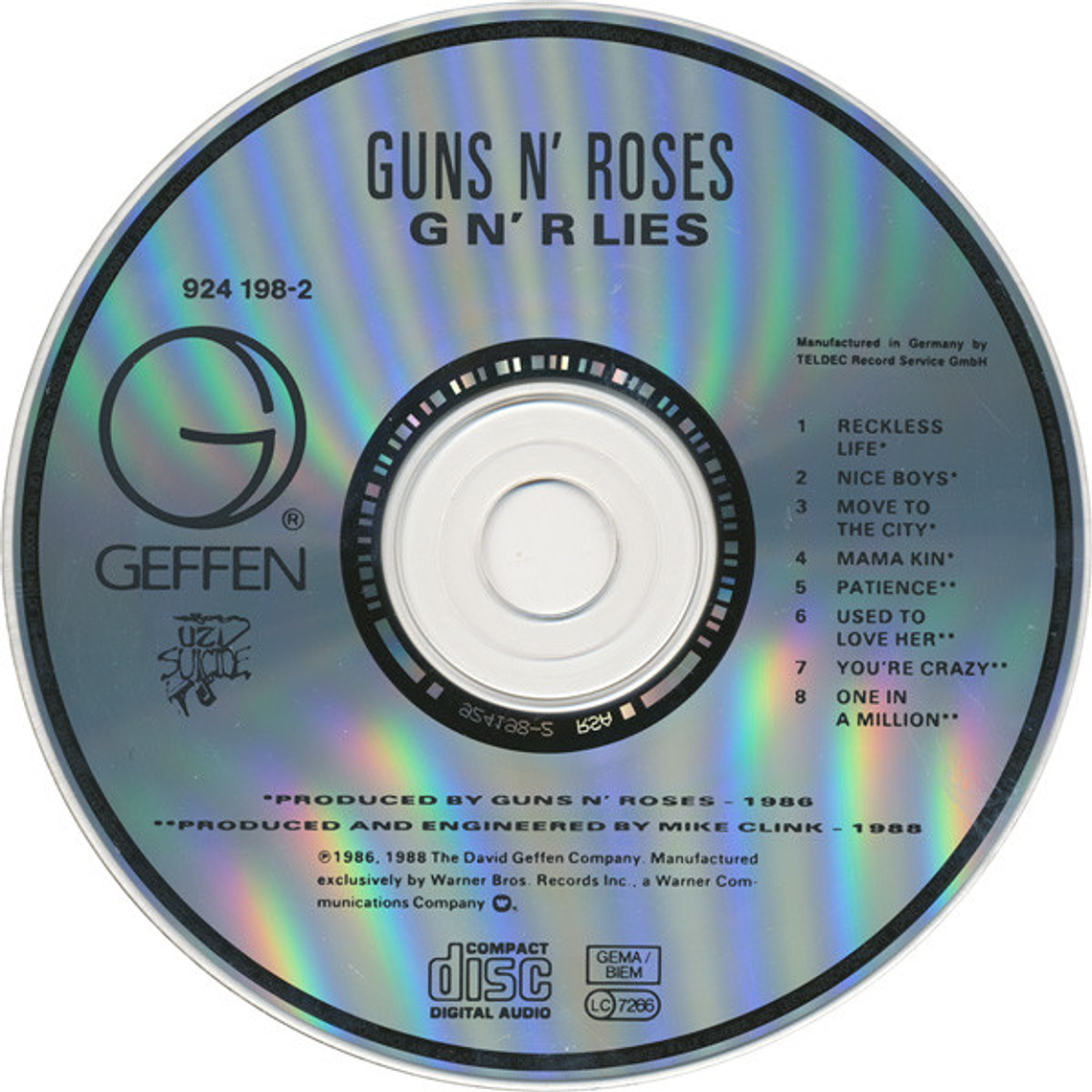 Guns N' Roses - G N' R Lies 3