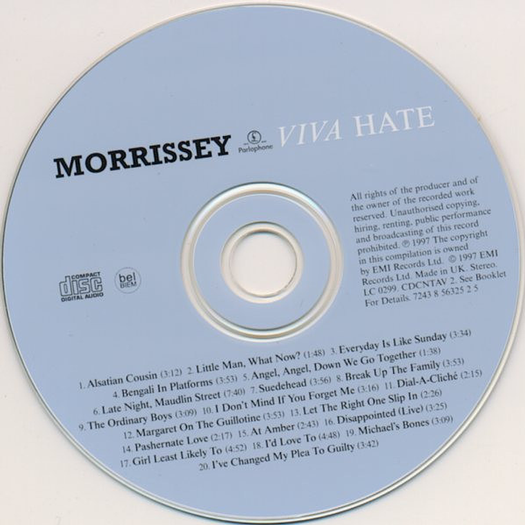 Morrissey - Viva Hate 3