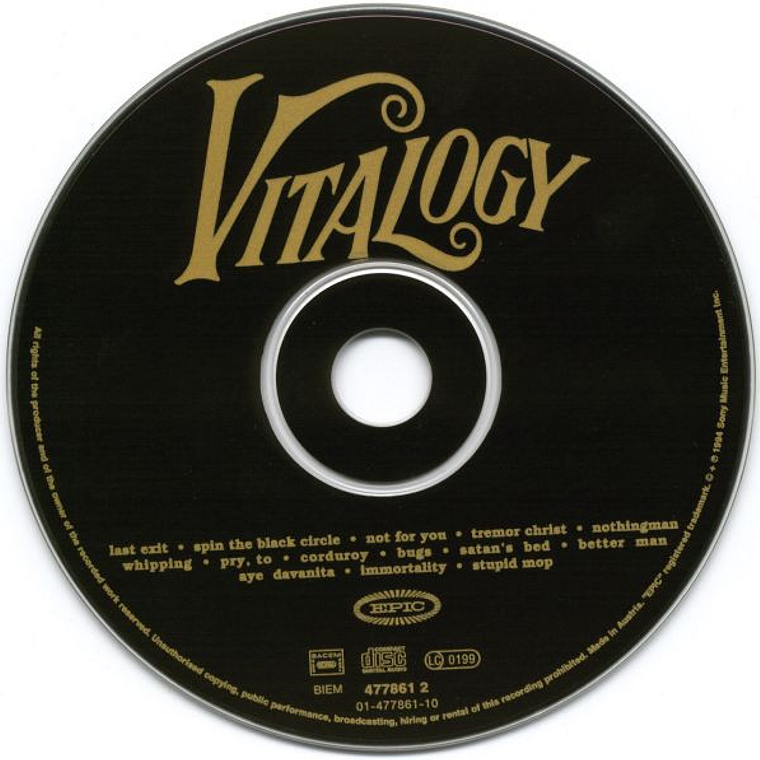 Pearl Jam  - Vitalogy 3