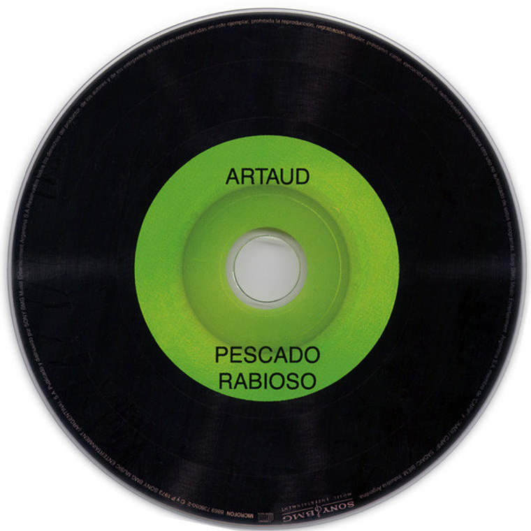Pescado Rabioso – Artaud 3